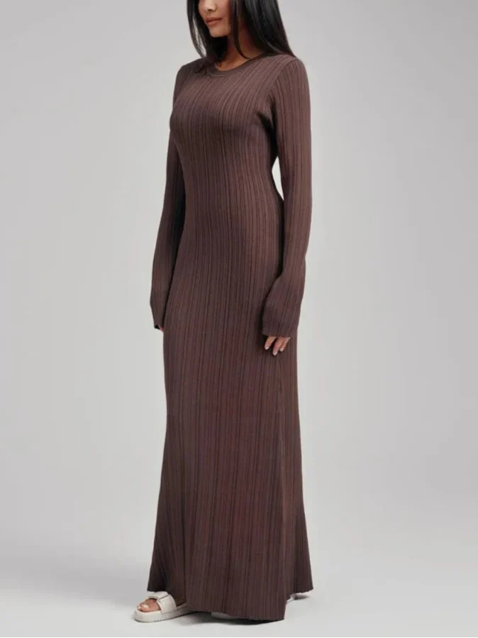 Jana שמלת מקסי סרוגה