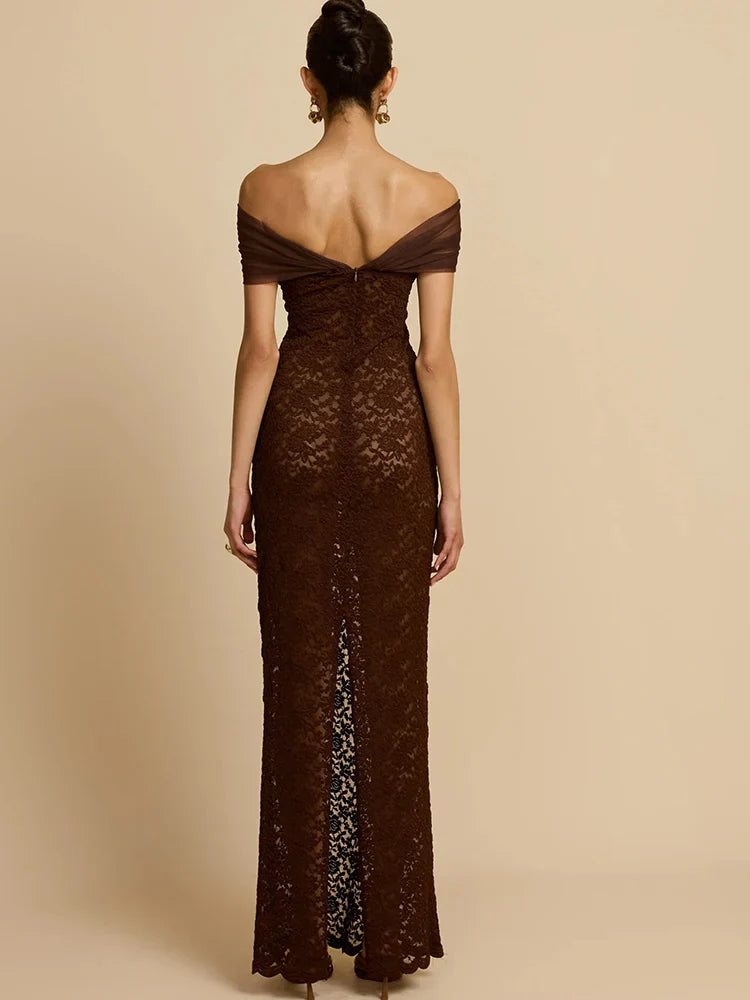 שמלה מקסי  הגר