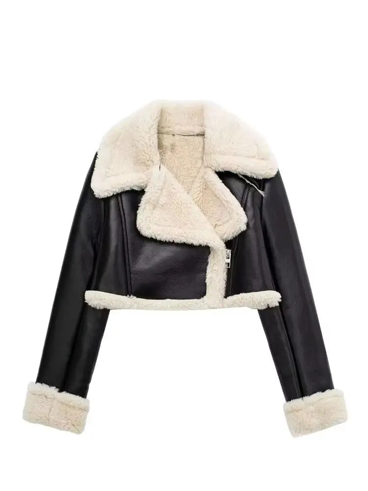 מעיל קצר מעור - דגם מיאל