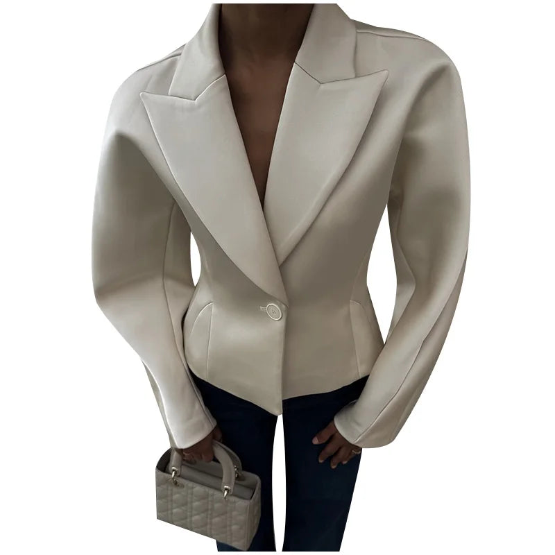 חליפת משי שני חלקים מחויטת מכנסיים ובלייזר - מורל