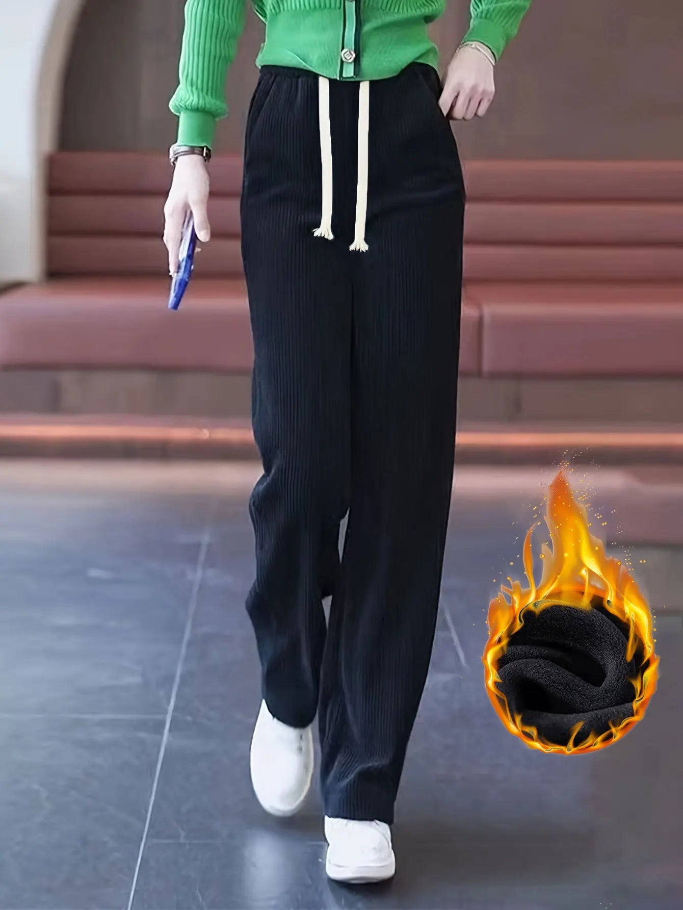 מכנסי קורדרוי רטרו