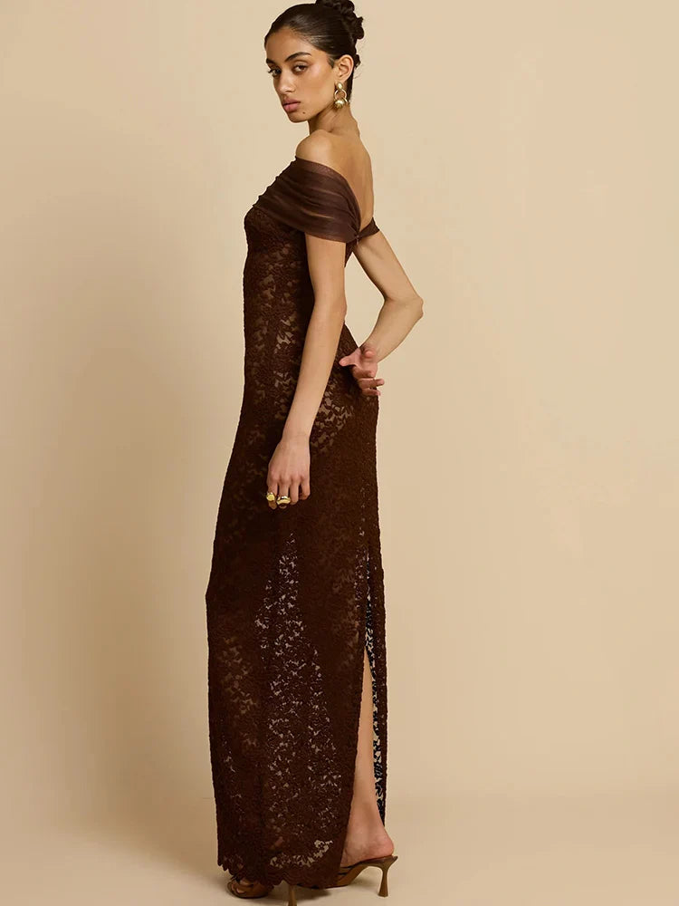 שמלה מקסי  הגר