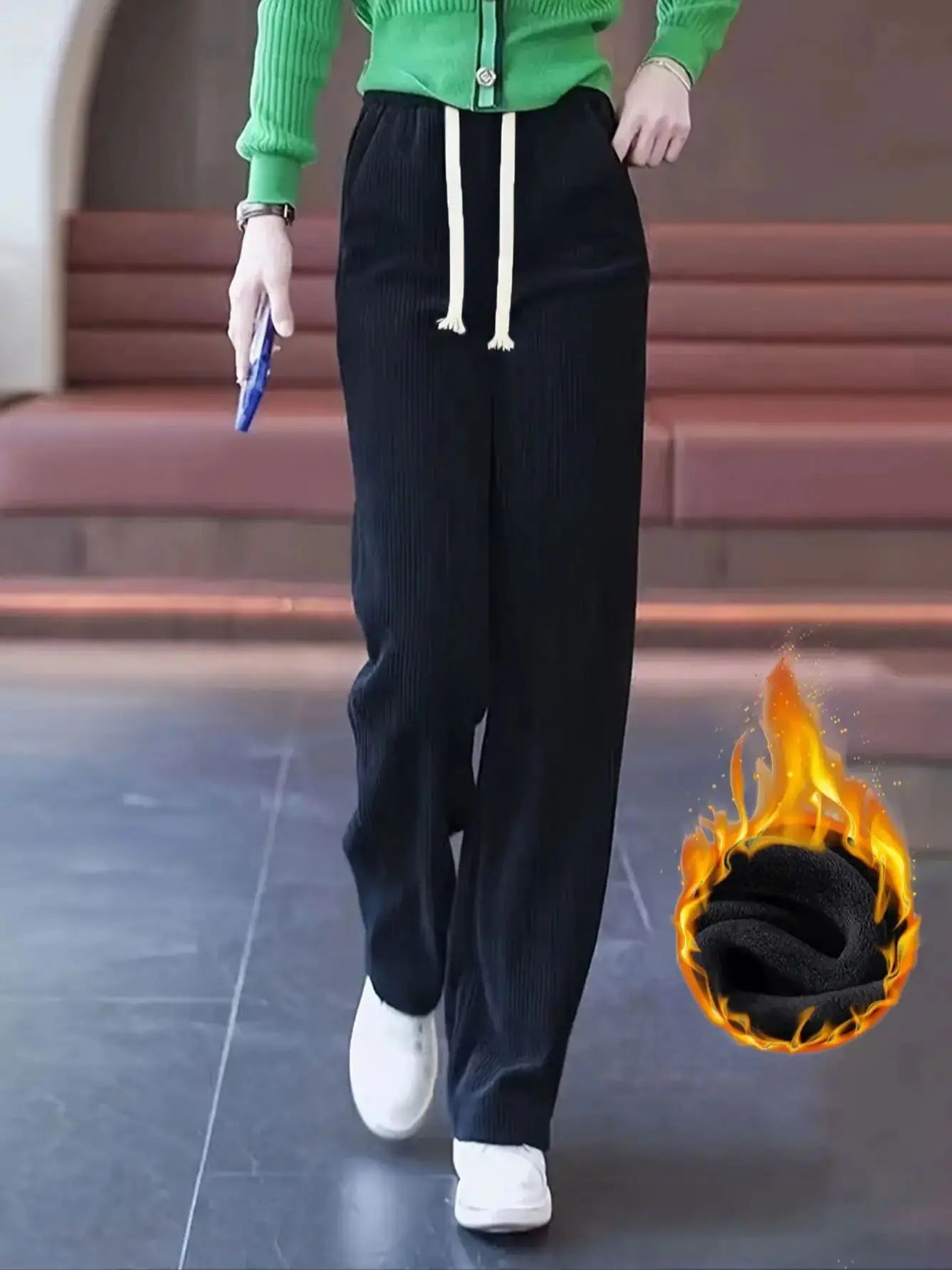 מכנסי קורדרוי רטרו