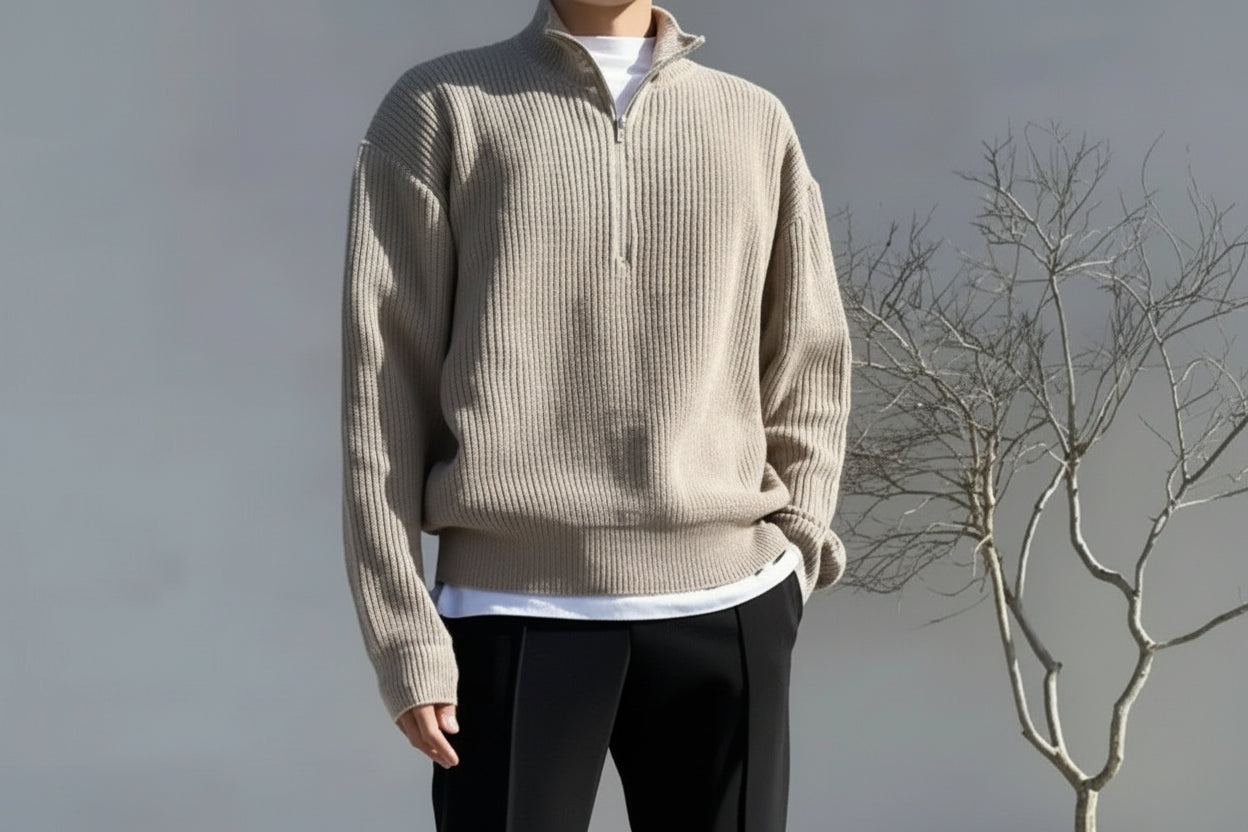 סוודר סרוג אלגנטי