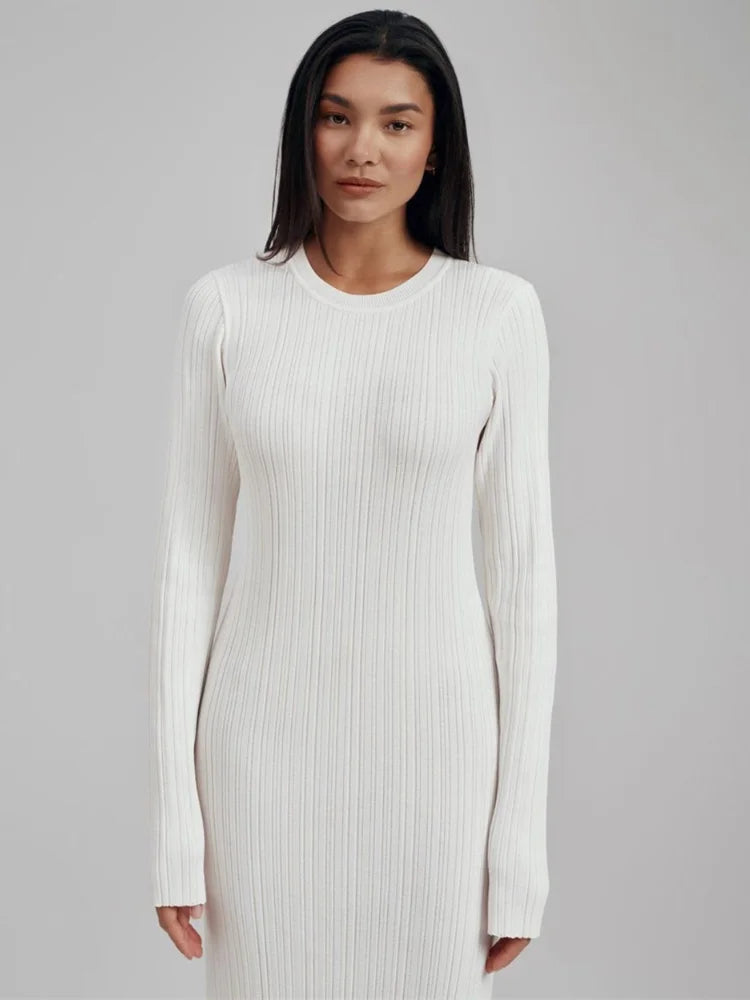 Jana שמלת מקסי סרוגה