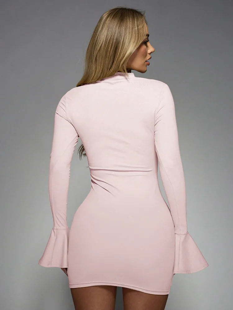 שמלה מקסי דגם אגם