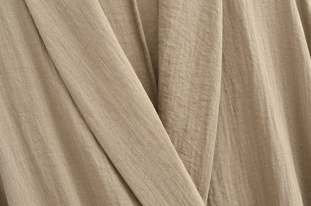 חליפת פשתן שני חלקים חולצת קשירה ומכנסיים ארוכים - אווה